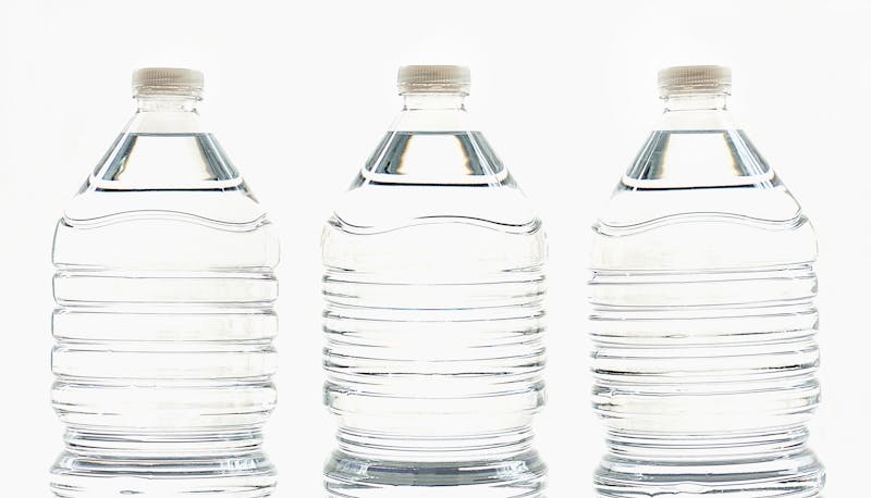 Bottled water and beverages at Mod Pizza